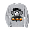 Bruh Its My 8Th Birthday Soccer 8 Sweatshirt - Casual Everyday Wear Unisex