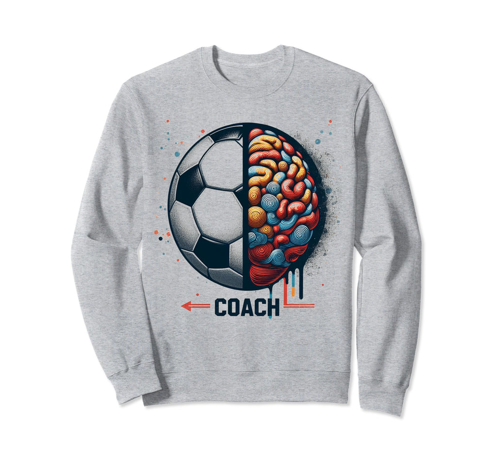 Soccer Coach Training Coaching Sweatshirt - Aesthetic Graphic Men Women