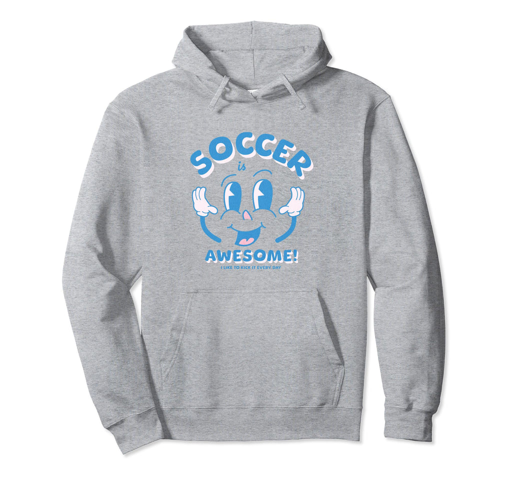Soccer Is Awesome Soccer Player Hoodie - Minimalist Print Unisex