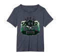 Soccer Is Life Inspiring Football Fan T-Shirt - Custom Art Print Men Women
