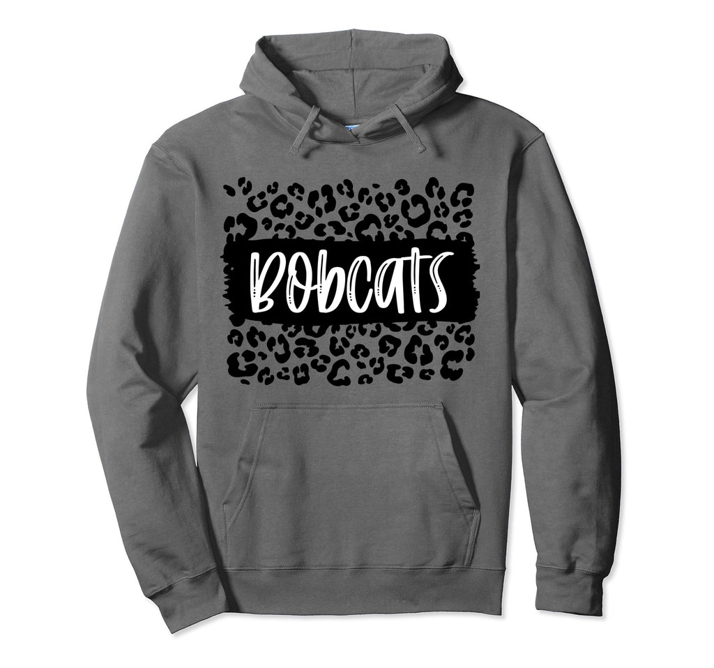 Bobcats Team Mascot School Spirit Game Hoodie - Novelty Apparel Unisex