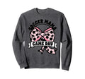 Soccer Mama Coquette Bow Game Day Sweatshirt - Custom Art Print for Adults