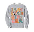 My Soccer Era Groovy Soccer Soccer Sweatshirt - Trendy Graphic for Adults