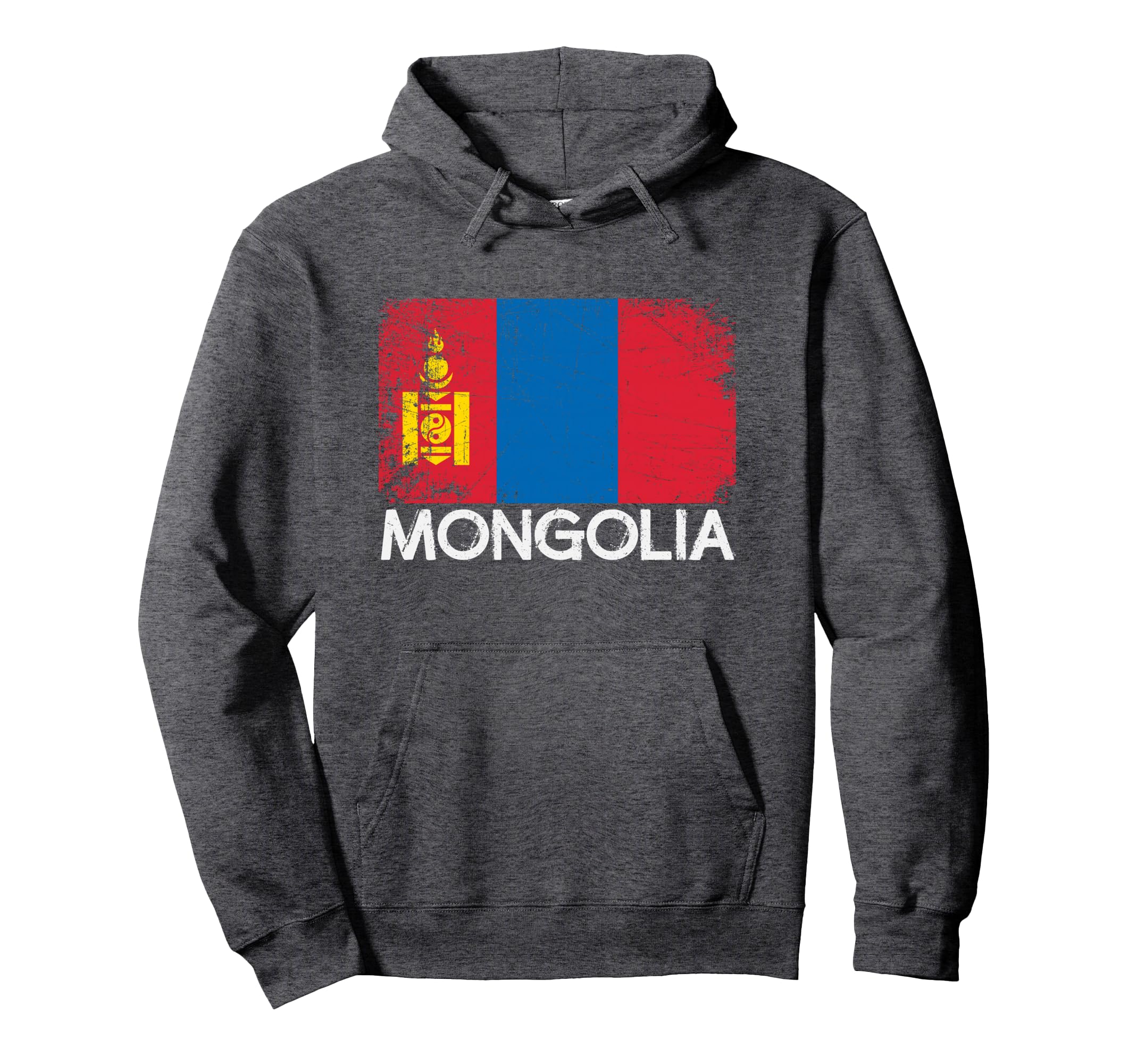 Mongolian Flag Made Mongolia Gift Hoodie - Streetwear Style for Adults
