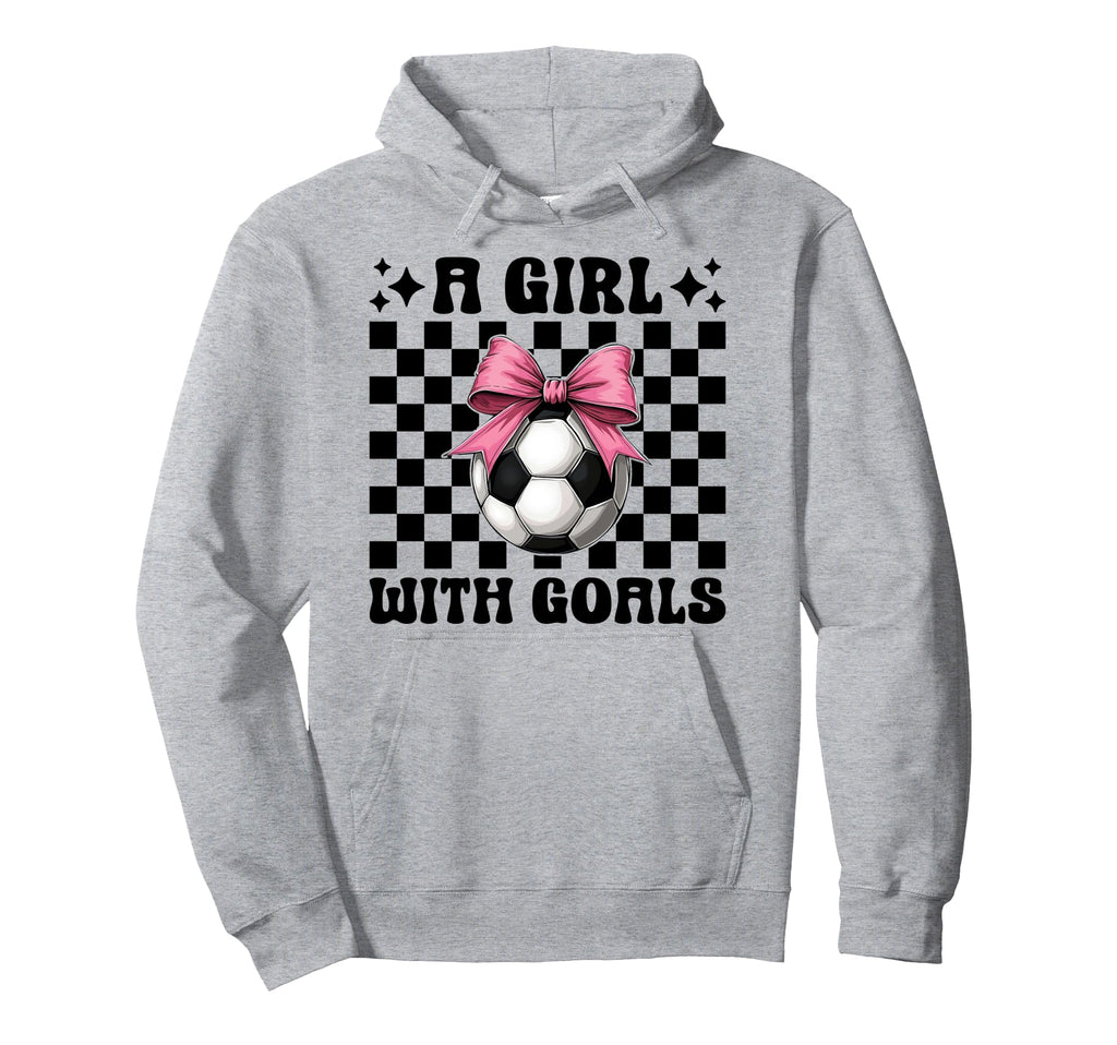 Soccer Soccer Mom Mothers Day Goals Hoodie - Trendy Graphic for Adults