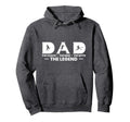 Dad Coach Myth Legend Soccer Player Hoodie - Unique Graphic Unisex