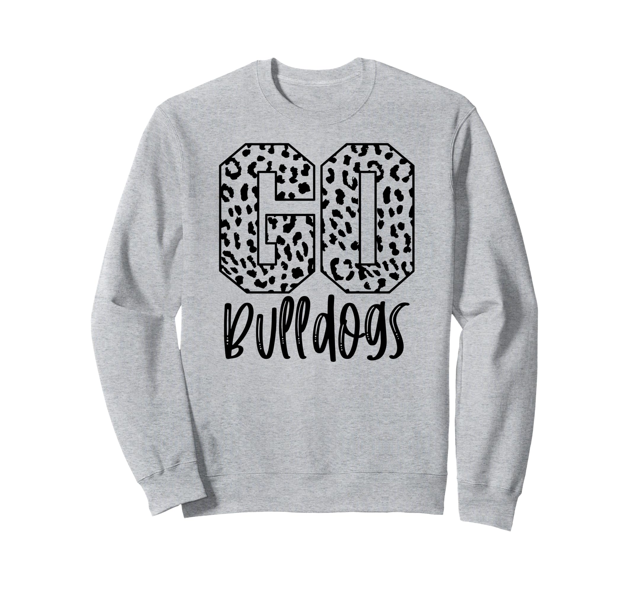 Bulldogs Team Mascot School Spirit Sweatshirt - Aesthetic Graphic Unisex