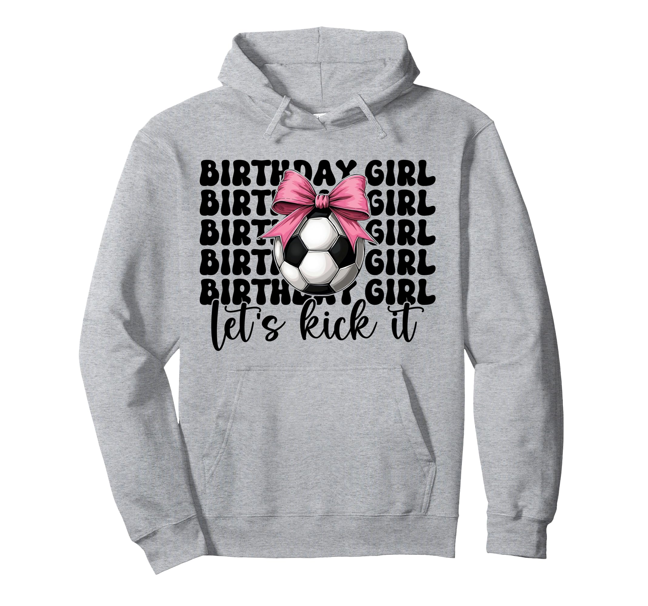 Soccer Soccer Mom Mama Birthday Lets Kick Hoodie - Custom Art Print Unisex