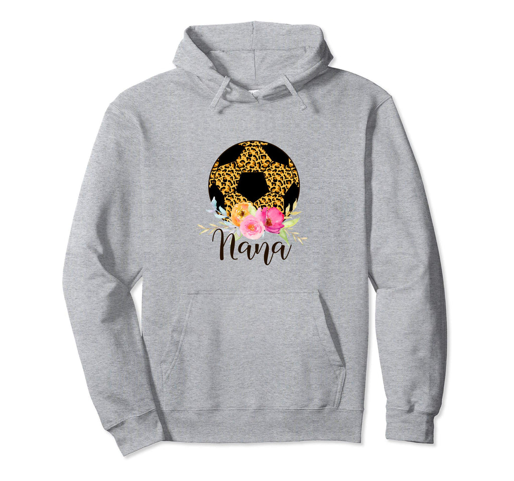 Nana Soccer Gift Leopard Tops Hoodie - Minimalist Print for Adults