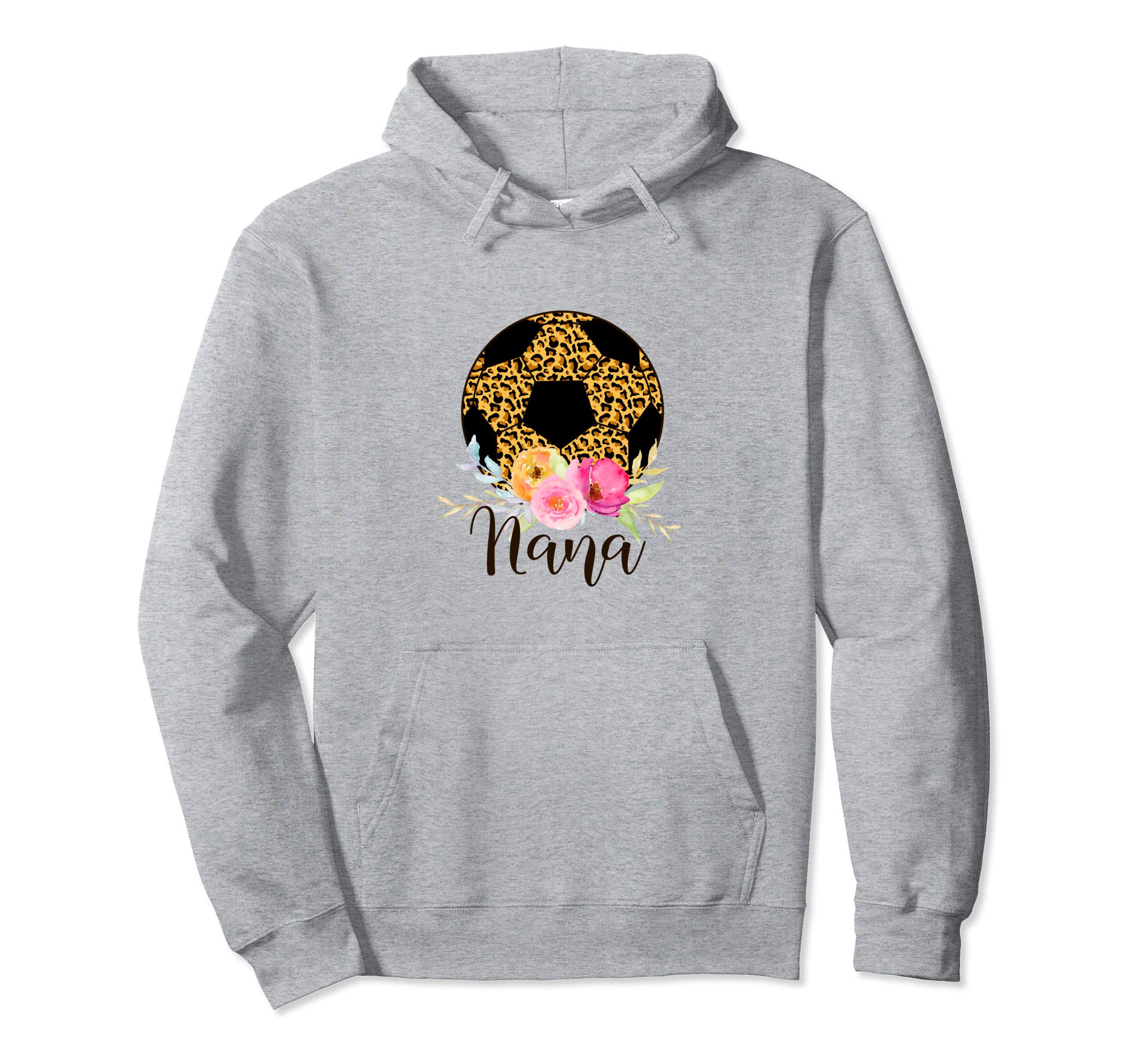 Nana Soccer Gift Leopard Tops Hoodie - Minimalist Print Unisex