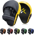Boxing and MMA Punching Mitts - Hook & Jab Pads, Focus Punch Mitts, Target Focus Pads, and Kick Shield for Muay Thai Training
