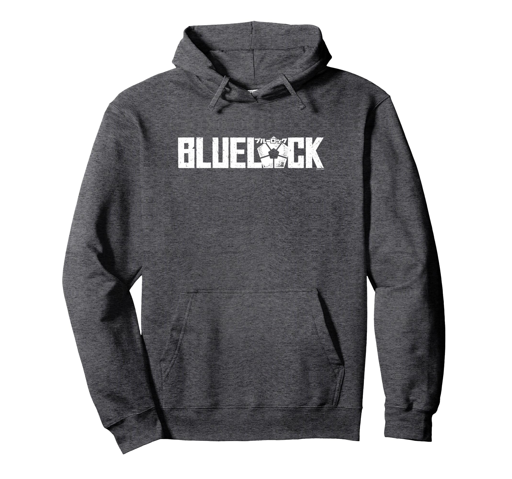 Blue Lock Epic White Bold Distressed Hoodie - Fun Novelty Design Men Women