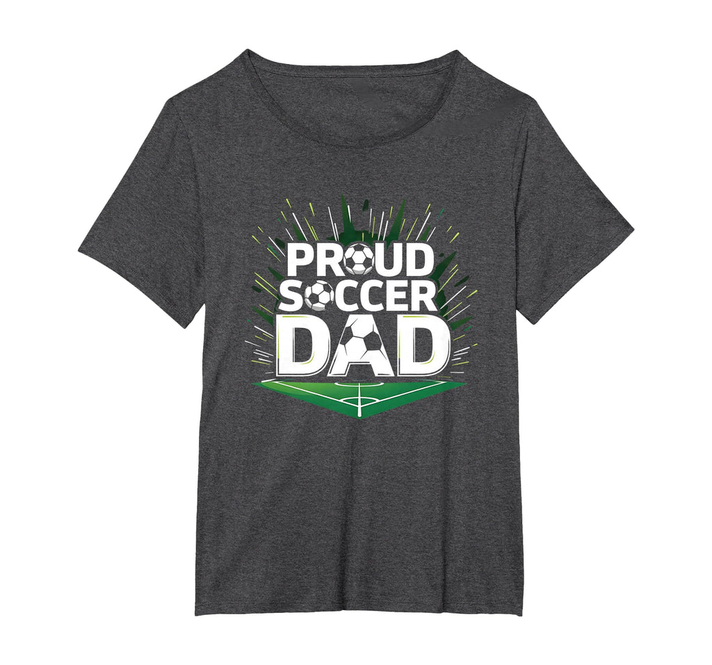 Proud Soccer Dad Cheering Sideline T-Shirt - Aesthetic Graphic Unisex
