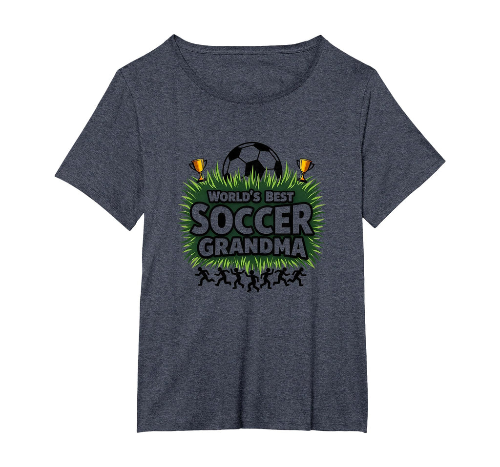 Worlds Best Soccer Grandma Champion T-Shirt - Streetwear Style Men Women