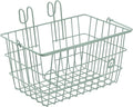 Retrospec Apollo-Lite Lift-Off Bike Basket - Detachable Steel Handlebar Basket with Carrying Handle for Commuting, Shopping & Beach Trips - 14.5in x 9.5in Weather-Resistant Biking Gear