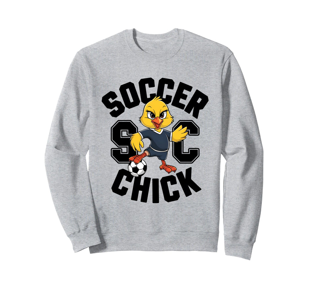 Soccer Chick Soccer Player Soccer Sweatshirt - Streetwear Style for Adults