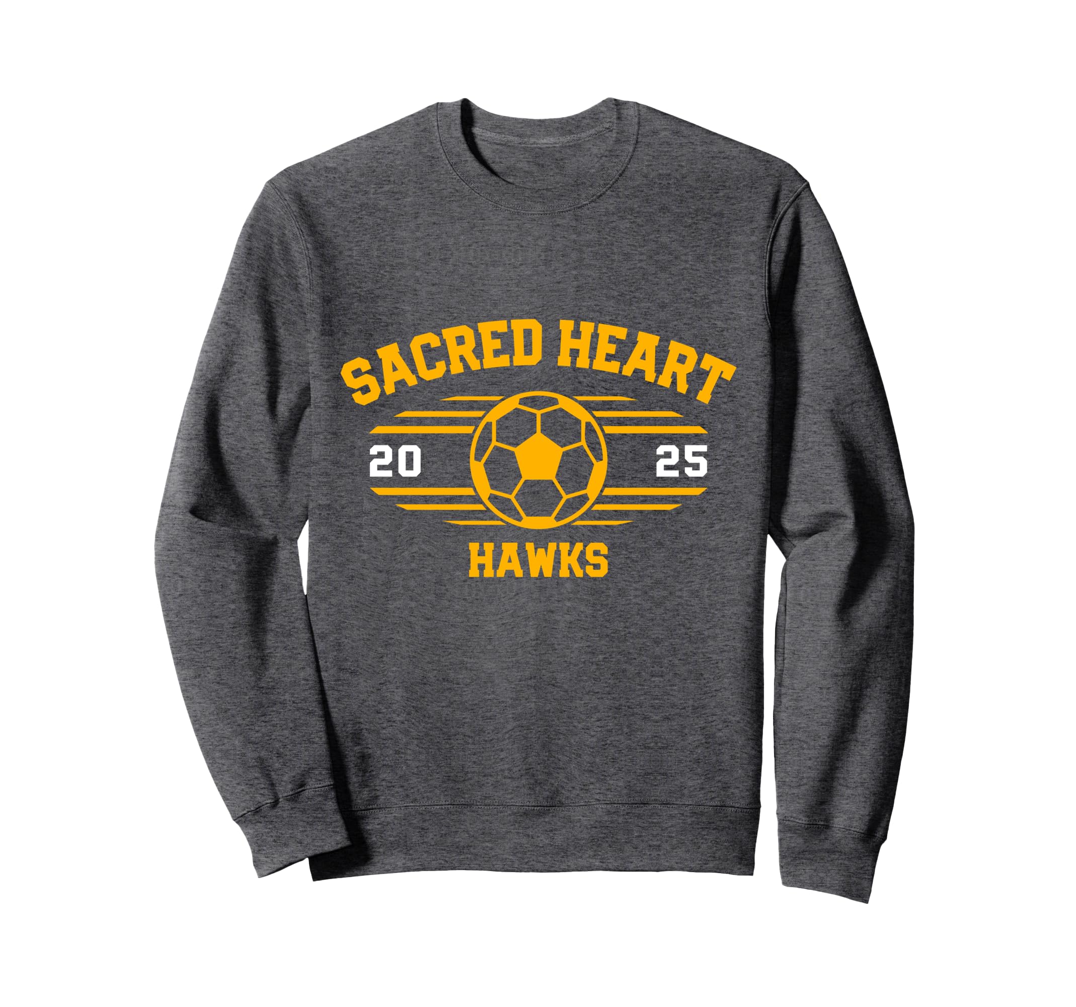 Sacred Heart Hawks Soccer Ball 2025 Sweatshirt - Graphic Print Men Women
