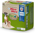 Four Paws Wee-Wee Superior Performance Bamboo Pee Pads for Dogs, Earth Friendly Dog & Puppy Potty Training Pads, Crate Liners, Housebreaking Supplies, 22" x 23" (32 Count)