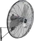 OEMTOOLS 24" Outdoor Wall Mount Fan, 80° Oscillating Fan 6800 CFM Max, Water Resistant, Use in Garage, Gym, Warehouse, Factory and Jobsite