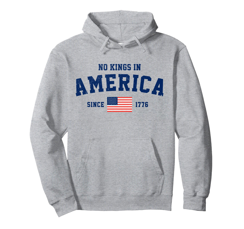 No Kings America Since 1776 Resist 4Th Hoodie - Graphic Print for Adults