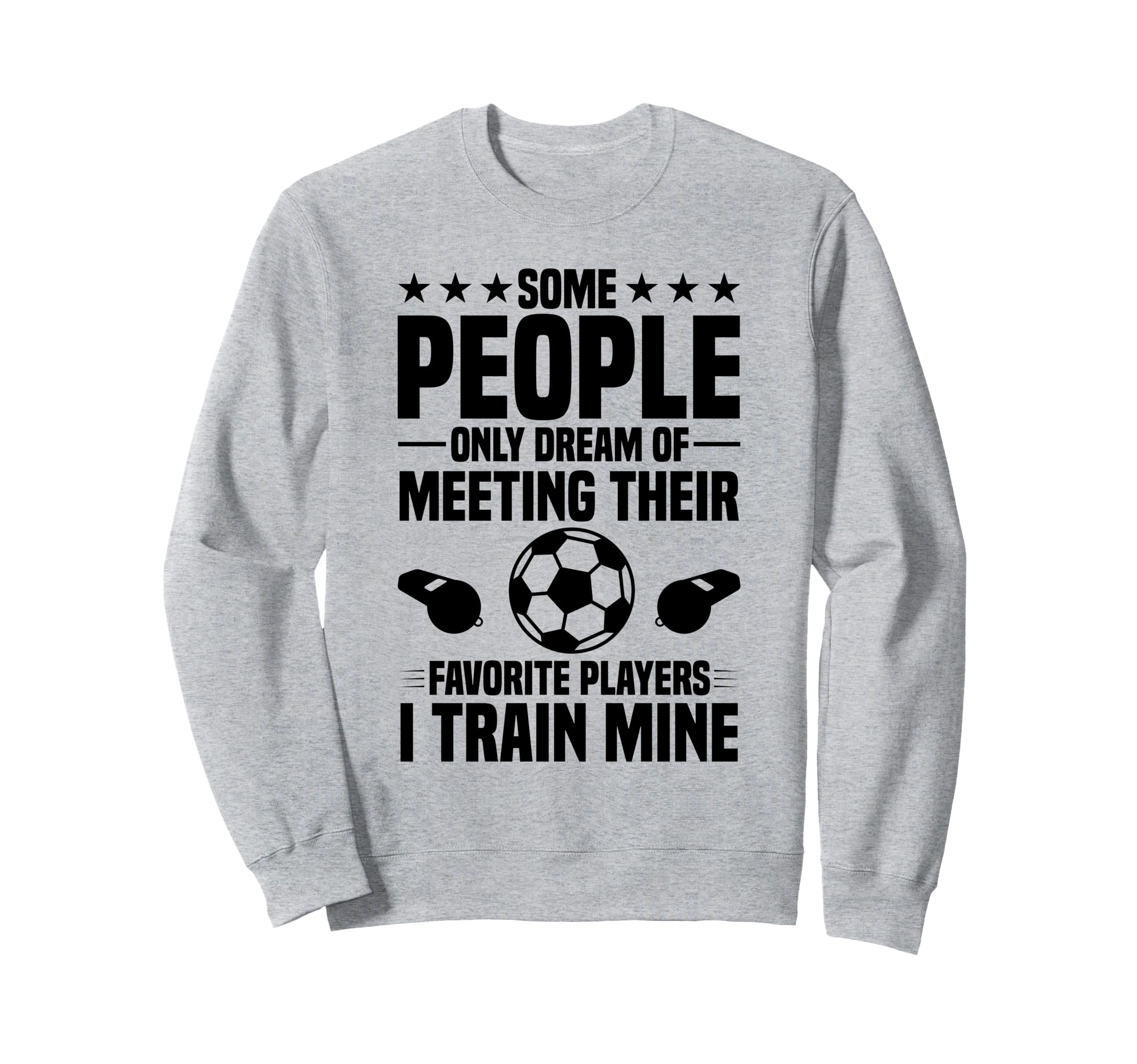 Soccer Coach Sweatshirt - Trendy Graphic for Adults