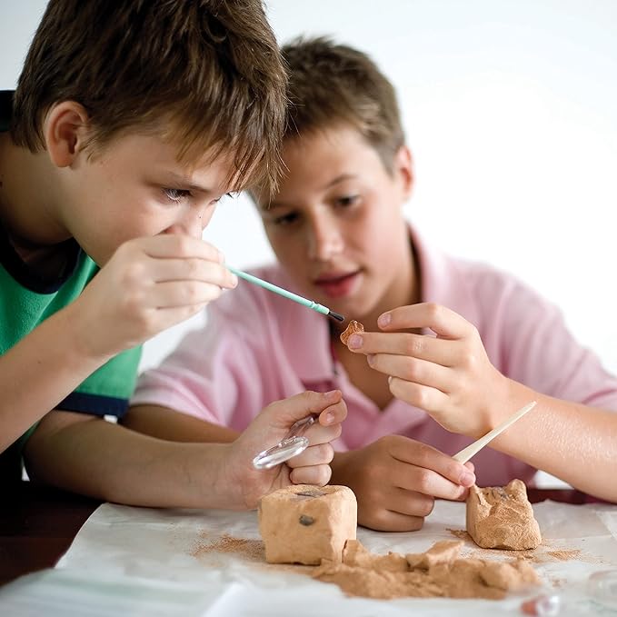4M - STEAM Earth Science - Educational Science Kits for Kids Ages 5+ with 5 Experiments: Volcano Eruption, Excavate Crystals, Crystal Growing, & More - Hands-On Geology STEM Learning Science for Kids