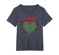 My Heart Is That Field Soccer Fan T-Shirt - Fun Novelty Design Men Women