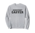 Assistant Gaffer Funny Soccer Coach Sweatshirt - Trendy Graphic Men Women