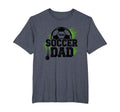 Proud Soccer Dad Whistle Sports Fan T-Shirt - Unique Graphic for Adults