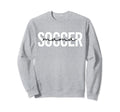Soccer Mama Trendy Womens Mom Sweatshirt - Unique Graphic Men Women