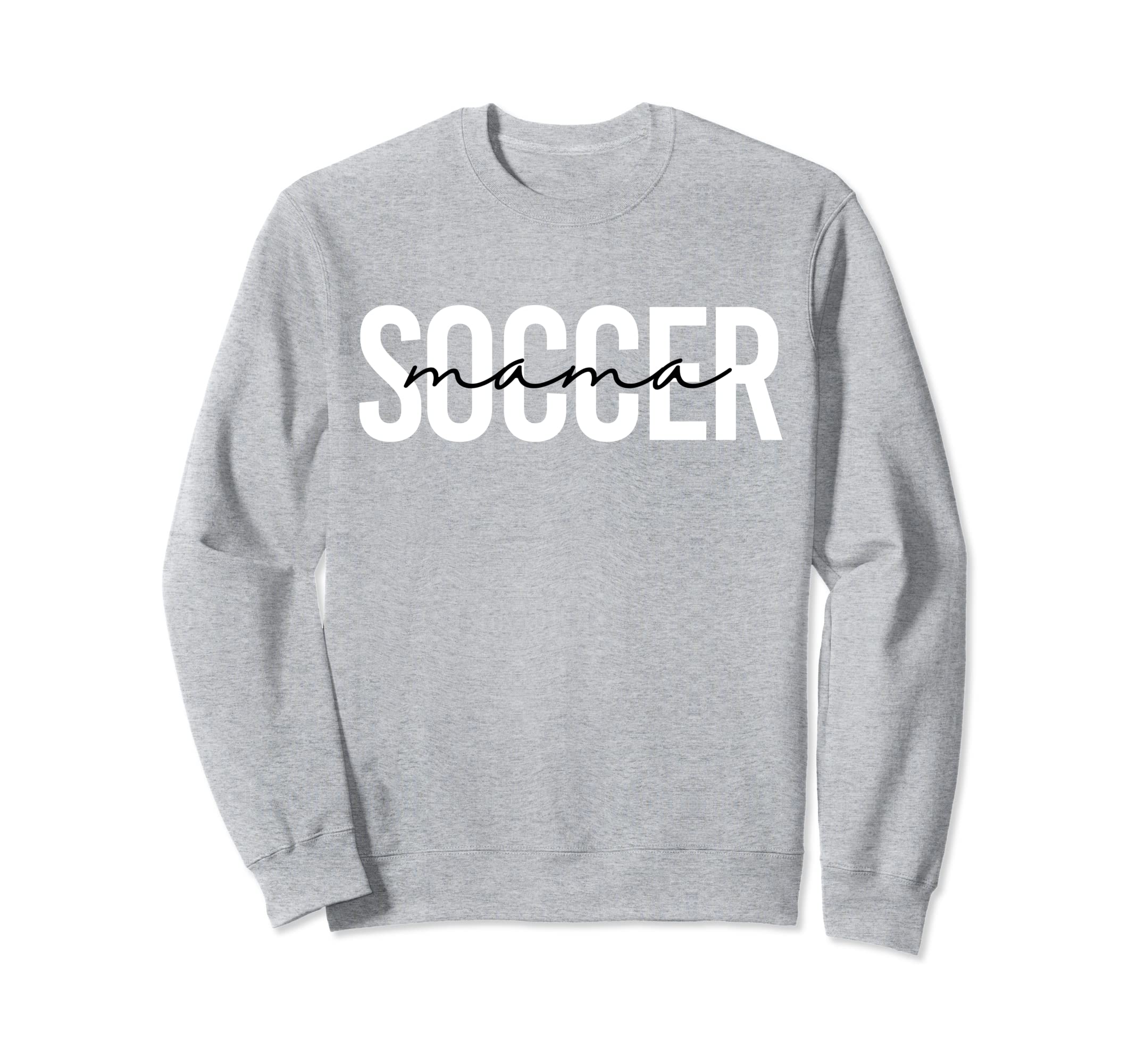 Soccer Mama Trendy Womens Mom Sweatshirt - Unique Graphic Men Women