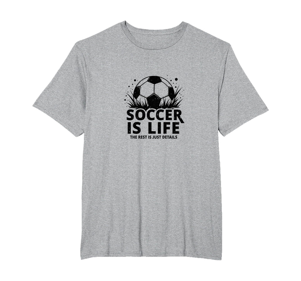 Soccer Coach Soccer Is Life Rest Is T-Shirt - Aesthetic Graphic for Adults