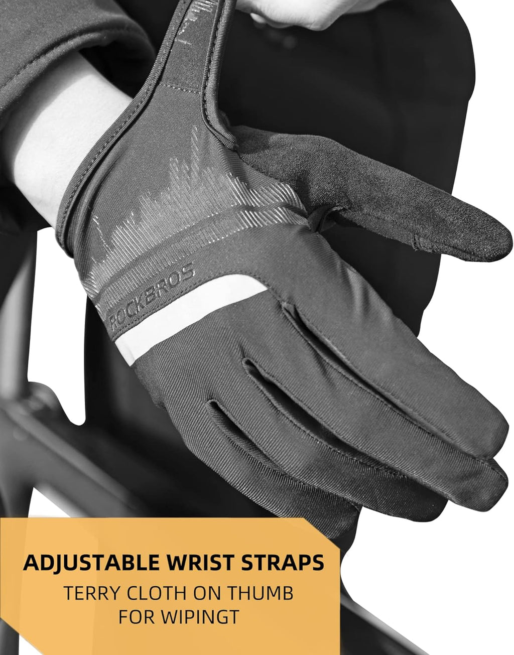 ROCKBROS Cycling Gloves Shock Absorbing Breathable