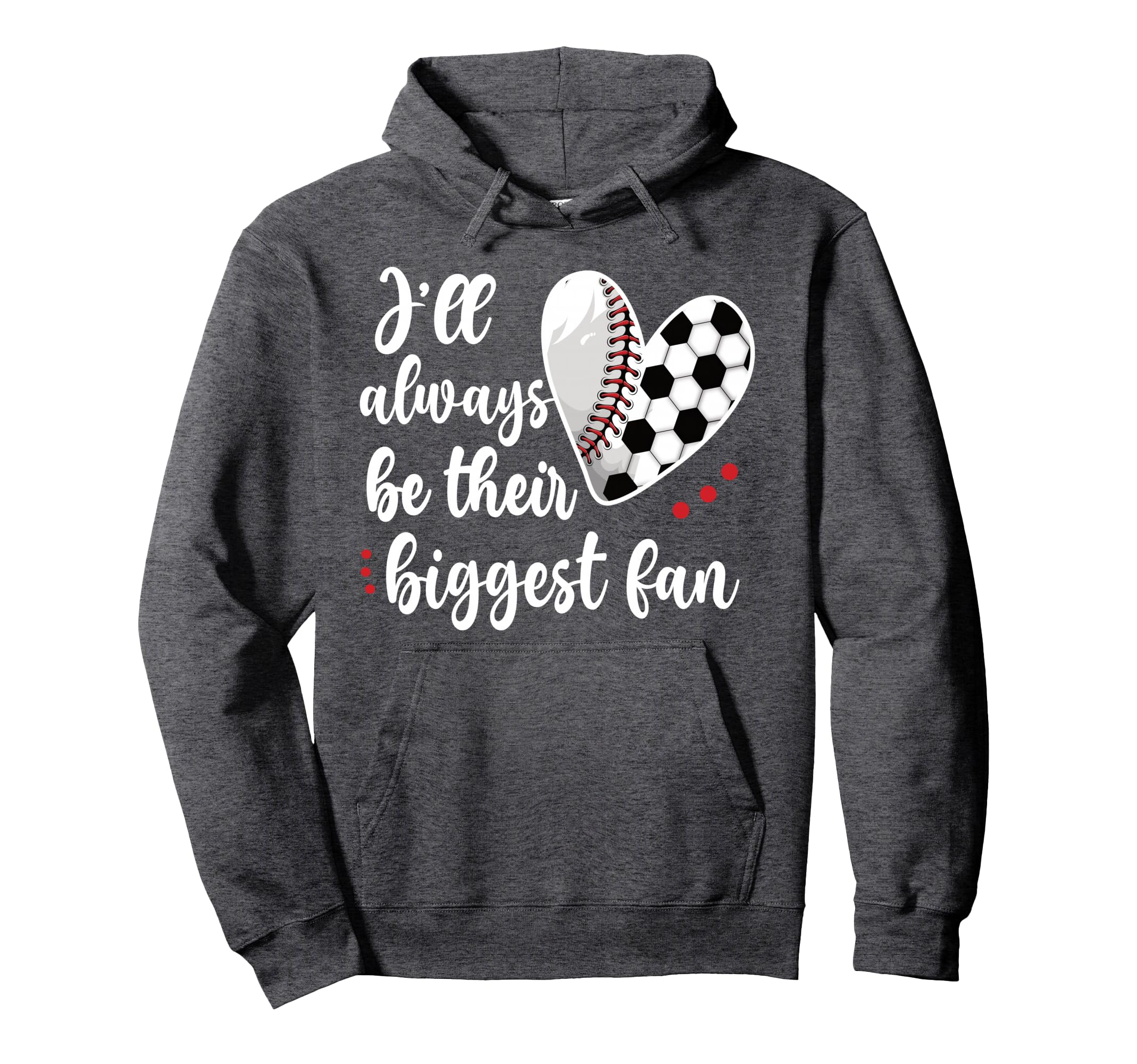 Huge Fan Soccer Baseball Player Mama Hoodie - Casual Everyday Wear Unisex