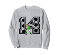 14 Year Old Soccer Player 14Th Birthday Sweatshirt - Unique Graphic Unisex