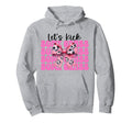 Lets Kick Some Grass Soccer Coquette Hoodie - Minimalist Print for Adults