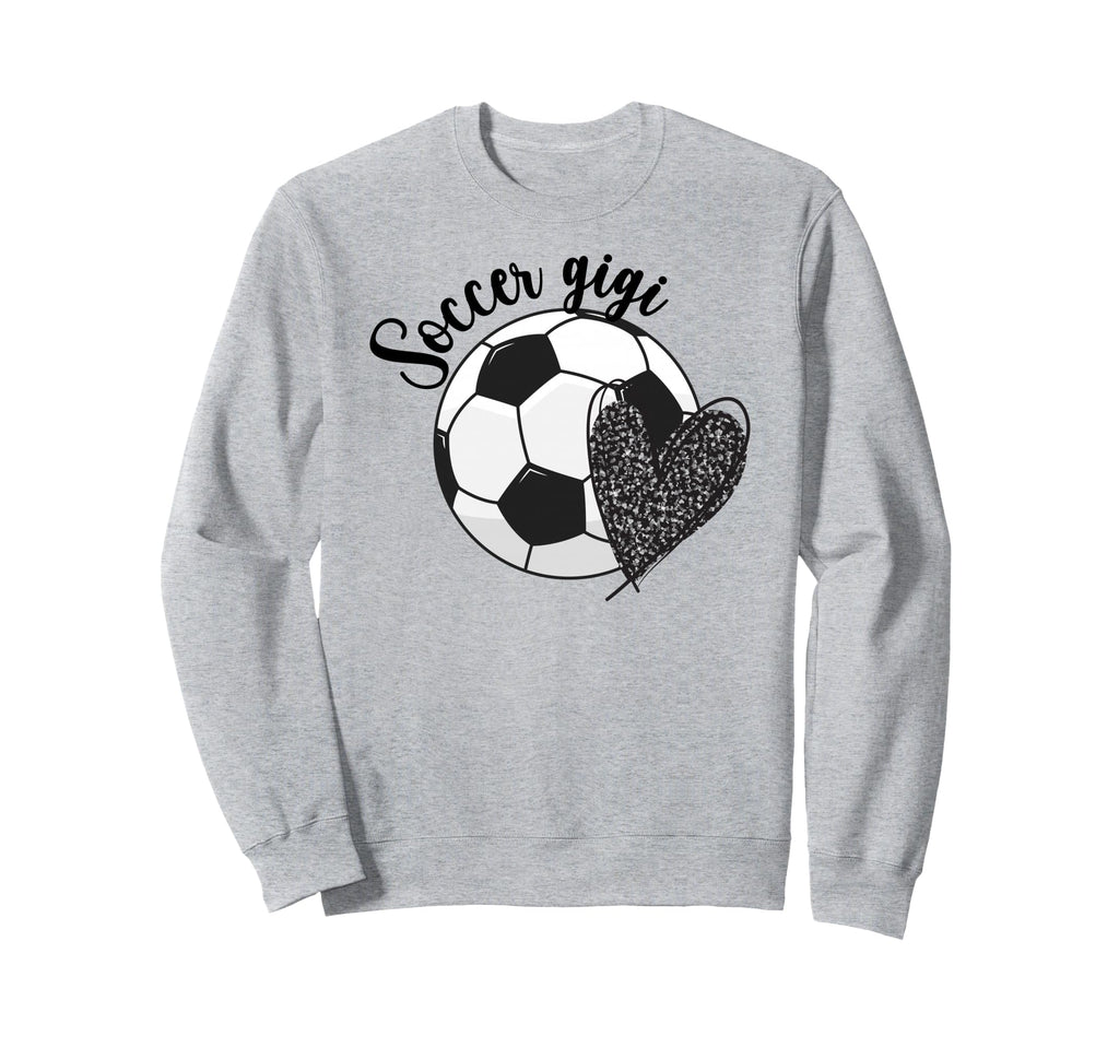 Soccer Gigi Grandma Heart Gigi Sweatshirt - Trendy Graphic for Adults
