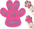 Non-Slip Dog Paw Protector Pads for Senior Dogs, Dog Paw Adhesive Pads on Hardwood Floor,Senior Pets Essentials with Strong Traction,Puppy Grippers,Pink,12 Sets 48 pc M