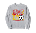 Game Day Soccer Season Red Gold Sweatshirt - Fun Novelty Design Men Women