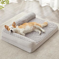 BFPETHOME Orthopedic Dog Beds for Large Dogs-Waterproof Sofa Dog Bed with Removable Washable Cover, Large Pet Bed with Waterproof Lining and Nonskid Bottom, Pet Bed for Dogs