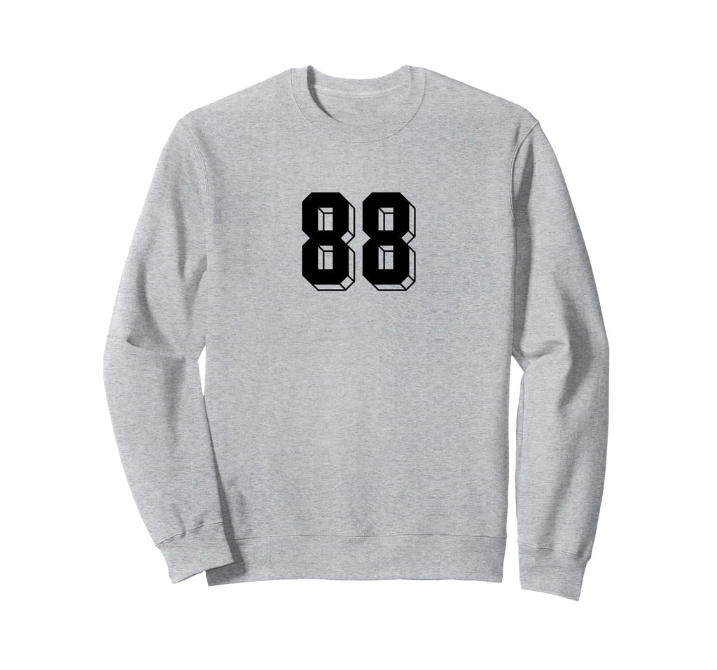 Number 88 80S 90S Soccer Team Sweatshirt - Novelty Apparel Men Women