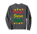 Proud Soccer Coach Black History Sweatshirt - Trendy Graphic for Adults