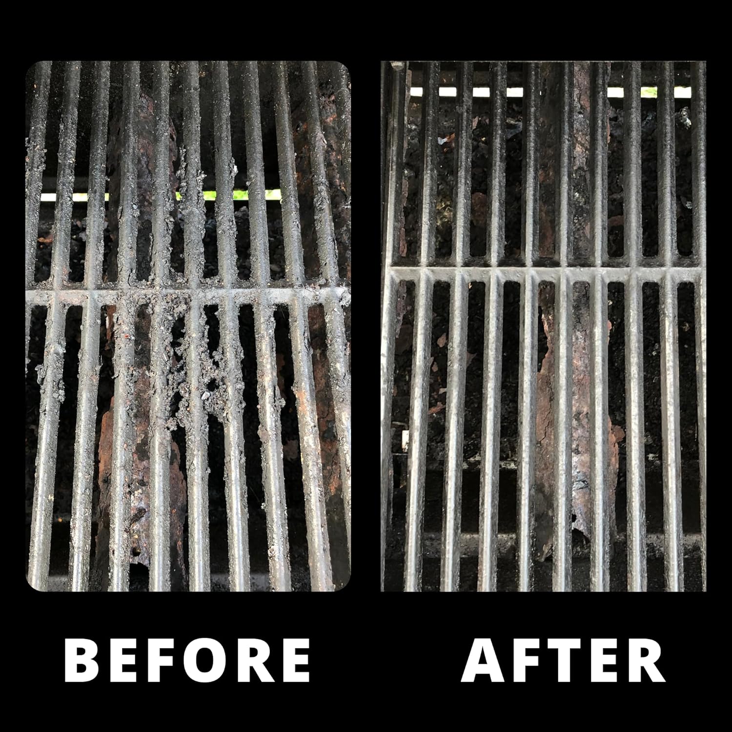 Grill Rescue BBQ Replaceable Cleaning Head, Bristle Free - Durable and Unique Grate Scraper Tools for Cast Iron or Stainless-Steel Grates, Barbecue Cleaner