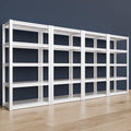 Raybee 72''H Garage Shelving Heavy Duty Storage Shelves Load 2010LBS Adjustable 5 Tier Metal Shelving White Garage Sheves Pantry Shelf for Kitchen Closet 72''H*31.7''W*16.3''D, 4 Pack