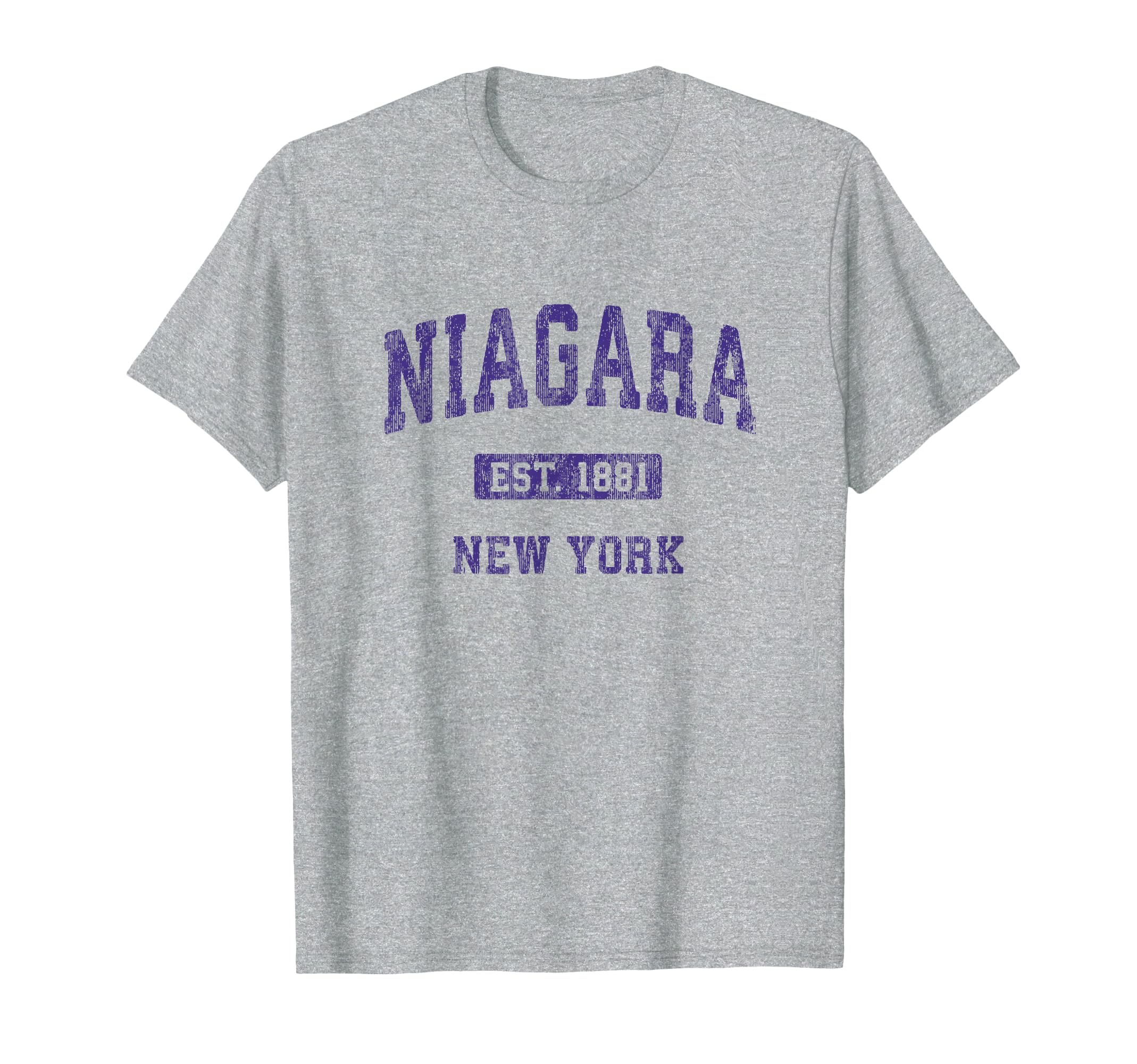 Niagara New York Ny Athletic Sports T-Shirt - Trendy Graphic Men Women