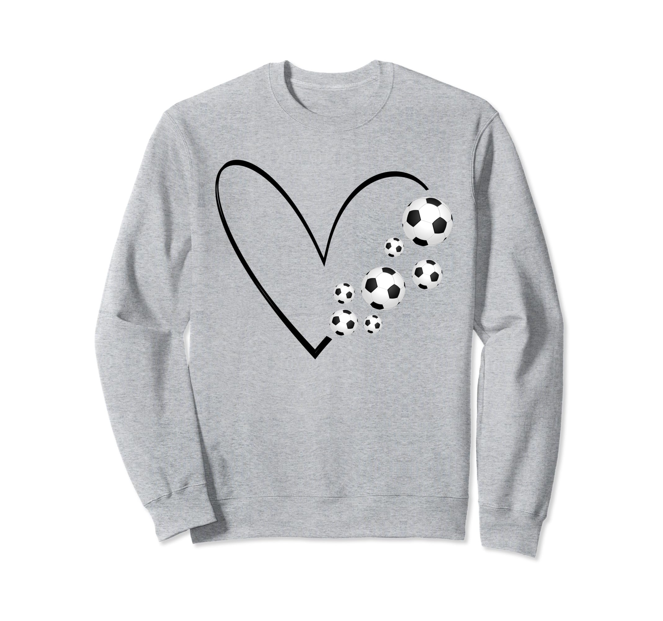 Love Soccer Sweatshirt - Custom Art Print Unisex