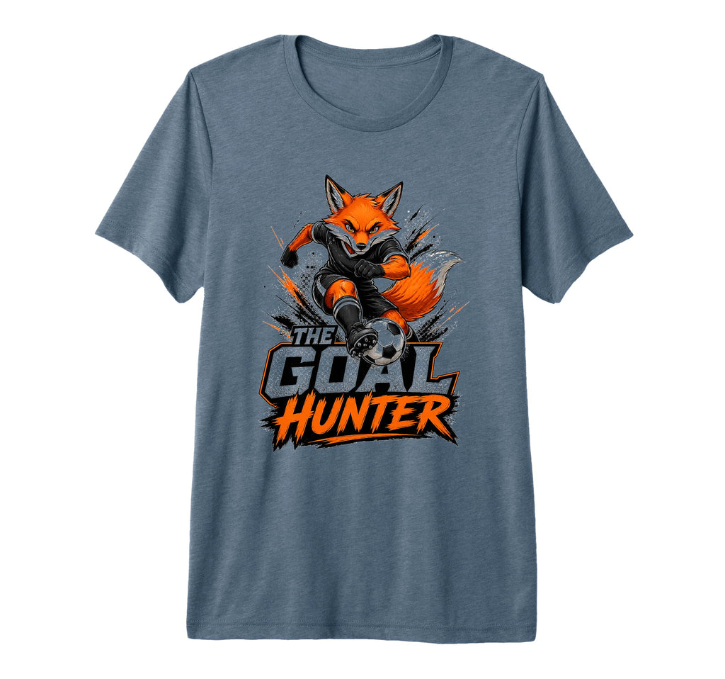 Football Collection Goal Hunter Fox T-Shirt - Aesthetic Graphic for Adults