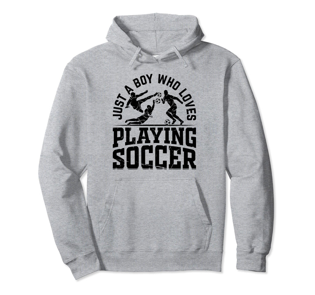 Soccer Just Who Loves Playing Soccer Hoodie - Custom Art Print Men Women
