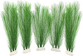 BEGONDIS Aquarium Decorations 5Pcs Fish Tank Artificial Green Water Plants Made of Silk Fabrics Plastic