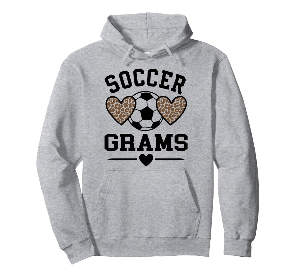 Funny Soccer Leopard Grams Soccer Player Hoodie - Trendy Graphic for Adults